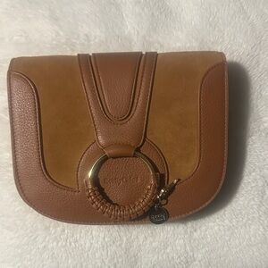 See By Chloe Brown Leather Crossbody Bag